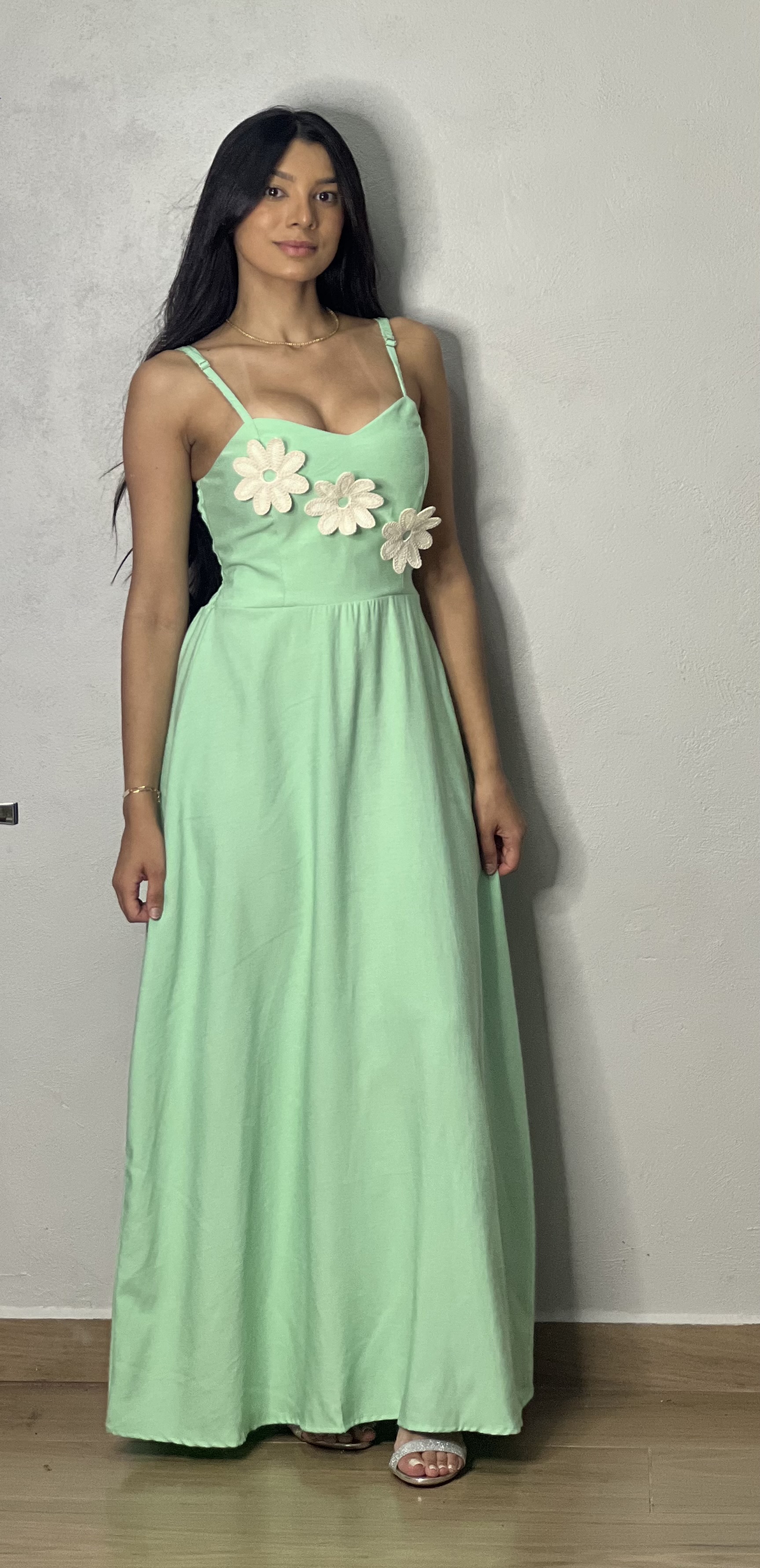 Vestido bordado 