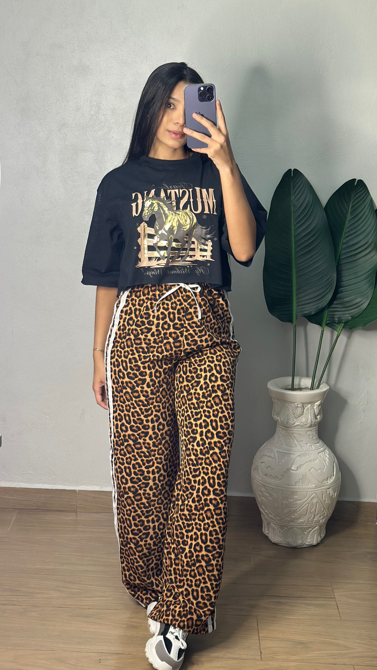 Calça listra oncinha 