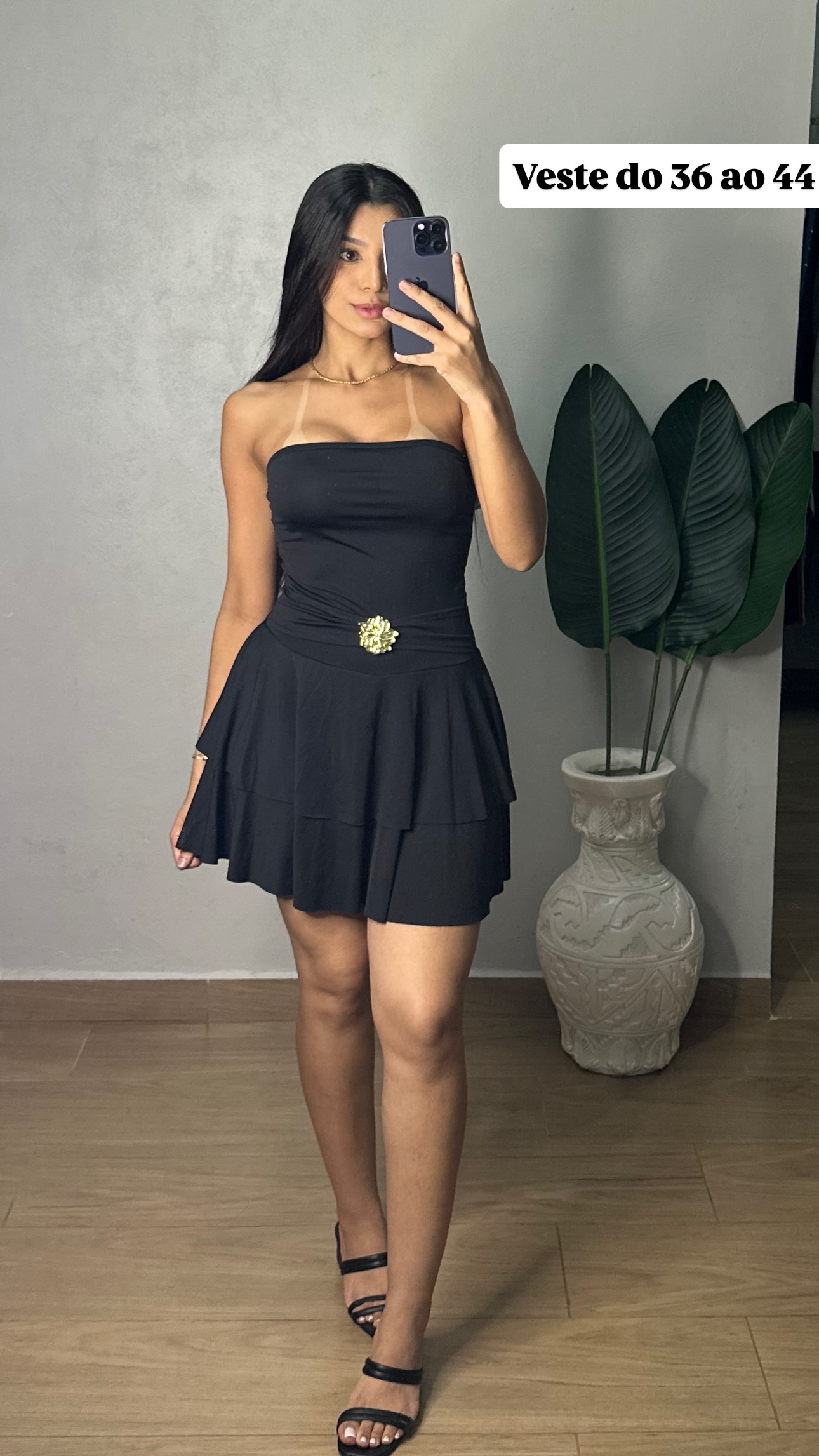 Vestido tomara que caia 